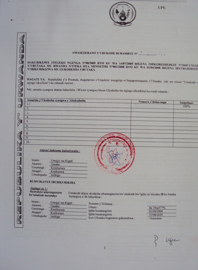 Business Procedures in Rwanda