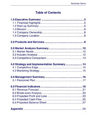Business plan