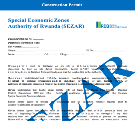 Construction permit