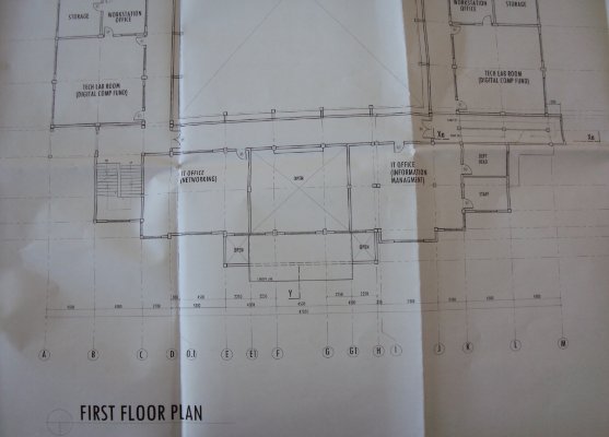 Architectural layout drawings