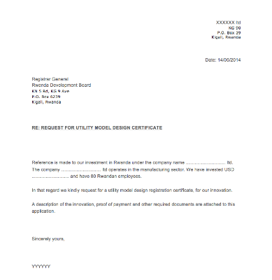 Application letter - UM