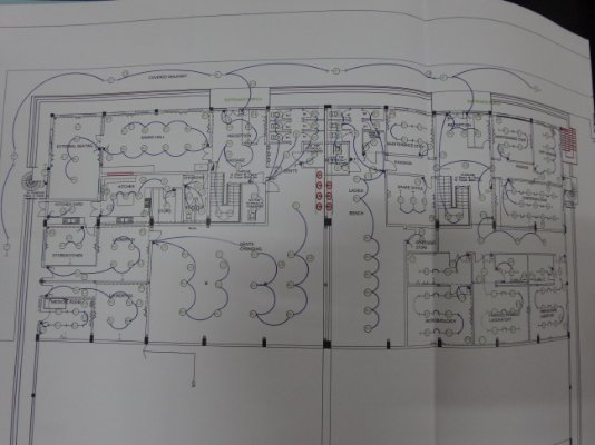  Electrical, mechanical or fibre optical  installation layout details 